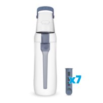 Butelka filtrująca Dafi SOLID 0,7 l jeansowa z 7 filtrami