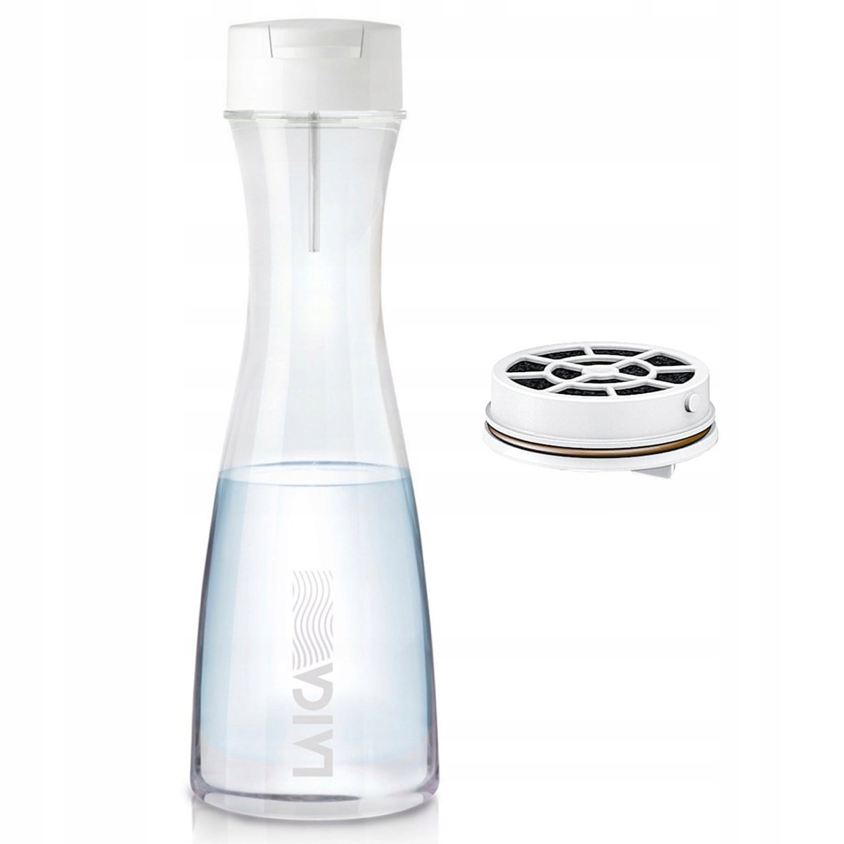 Webber Webber Butelka Filtrująca Laica Glassmart 1,1L Szklana Z Filtrem Fast Disk