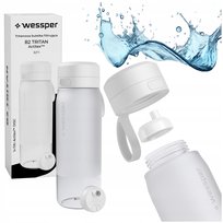 Butelka filtrująca Tritan Wessper B2 TRITAN Actitex™ 0,7 l biała + 1 x filtr Wessper