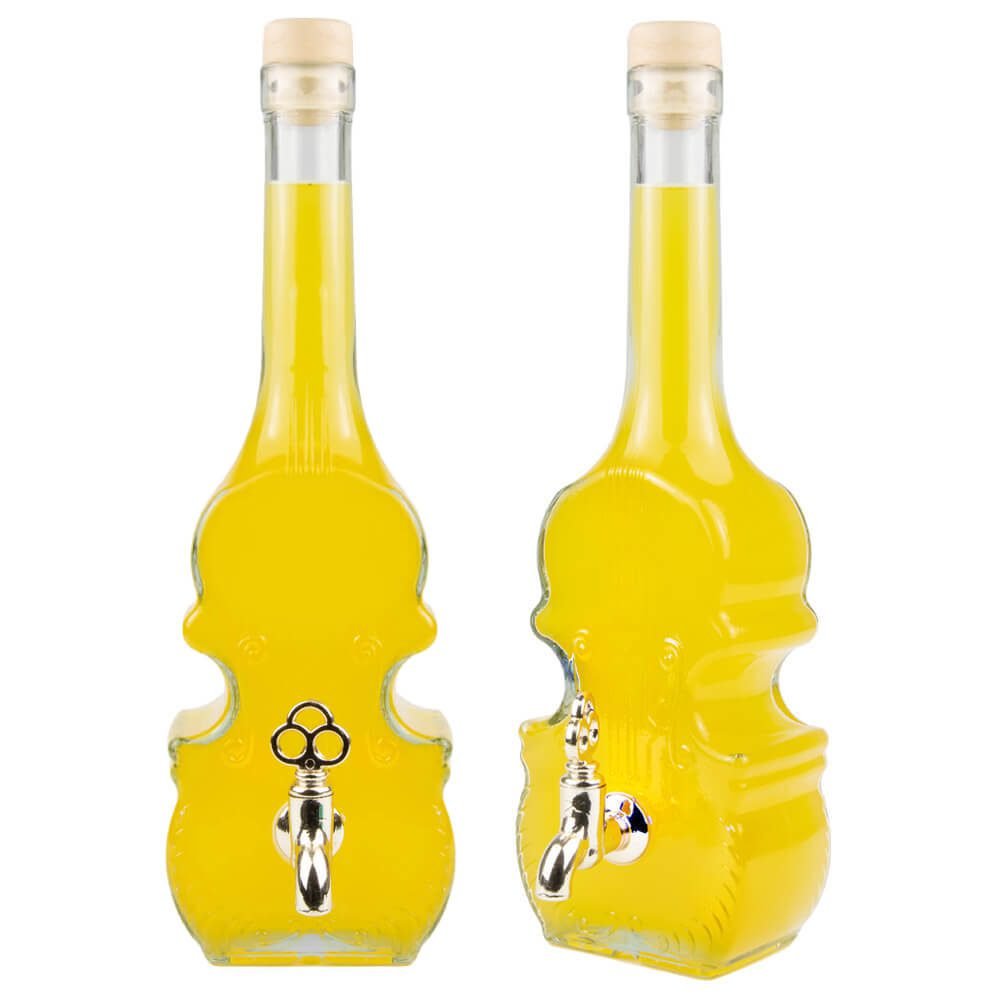 BUTELKA, KARAFKA SKRZYPCE Z KRANIKIEM 500ML