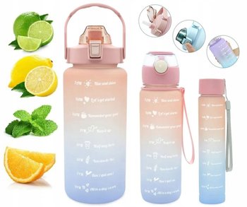 Butelka Na Wode 2L Motywacyjna Ze Słomką + Bidony - Inna marka