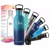 Butelka Na Wodę 750Ml Ze Stali Nierdzewnej Bpa Free Metalowa Na Prezent