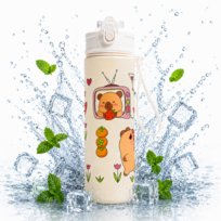 Butelka na wodę, bidon z rurką i ustnikiem 800ml KAPIBARA BD66 Inna marka