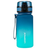 Butelka na wodę dla dzieci z tritanu 350ml niebiesko-turkusowa