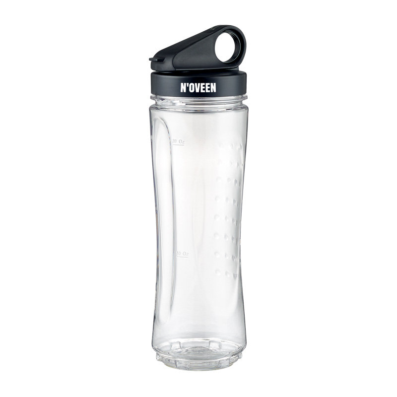 Butelka NOVEEN SB03 black, czarna, 600 ml
