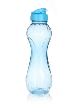 Butelka sportowa  plastikowa bidon Trend niebieska 600ml - Banquet