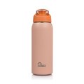 Butelka termiczna, Bidon, Kubek ze słomką click, termos Majestic Sport Delta, Różowy, 750 ml&nbsp;-&nbsp;Majestic Sport