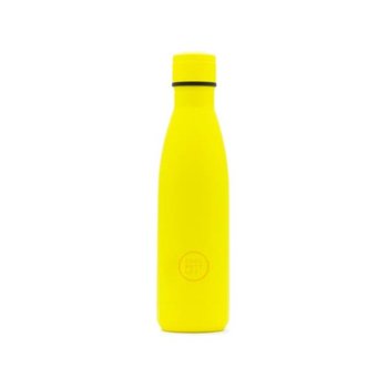 Butelka termiczna COOL BOTTLES 500 ml Triple cool Neonowo żółta - Cool Bottles