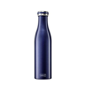 Butelka termiczna Lurch stalowa 0,75 l niebieska metaliczna - Lurch