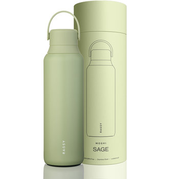 Butelka termiczna MOSHI z ceramicznym wnętrzem 600 ml 14/28h - Sage/Zielona - Ragsy