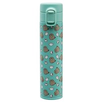 Butelka Termiczna, Pusheen, zielona, Filiżanki, 400 Ml kot