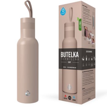 Butelka termiczna, termos 490 ml EASY Dafi beżowa/latte - Dafi