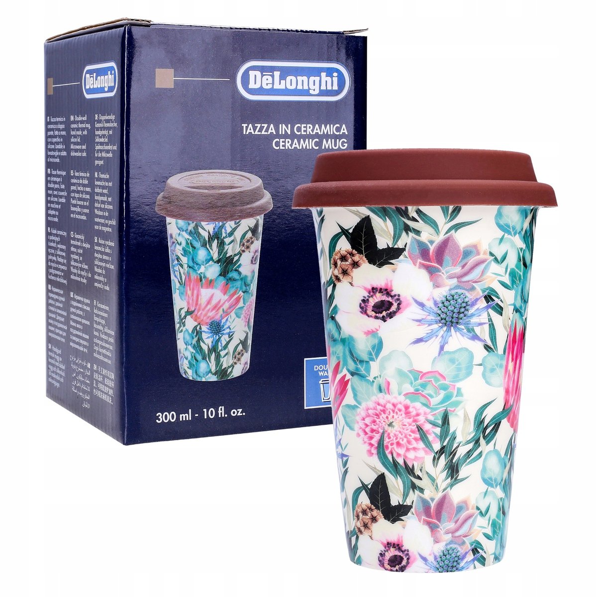 Butelka Termiczna Termos Ceramiczny Delonghi 0,3L