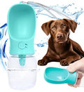 Butelka turystyczna dla psa miska bidon na wodę 350 ml turkusowa - Mersjo