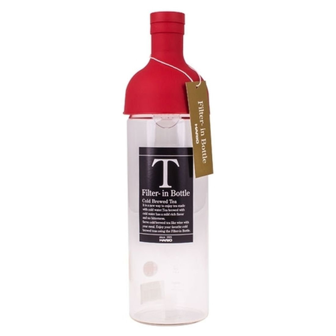 Butelka z filtrem HARIO Cold Brew Tea, 750 ml, czerwona