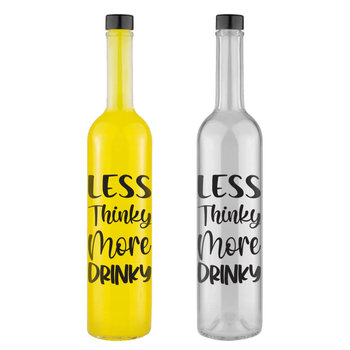Butelka Z Napisem "Less Thinky More Drinky" Futura 500Ml Gpi - Bimberek.pl