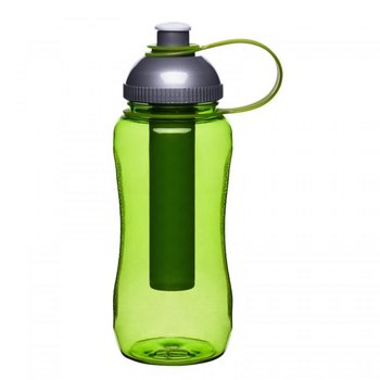 Butelka z wkładem na lód SAGEFORM Fresh, zielona, 21 cm - Sagaform