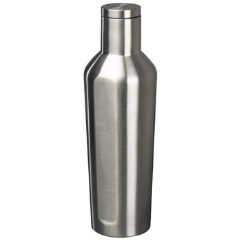 Butelka z zamykaniem próżniowym, srebrna, 500 ml - TOP GADGET