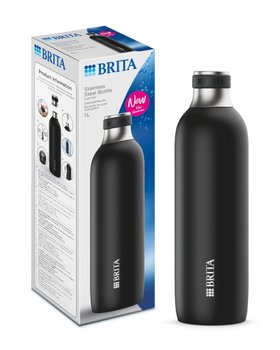 Butelka ze stali nierdzewnej Brita sodaTRIO 1l czarny - Brita