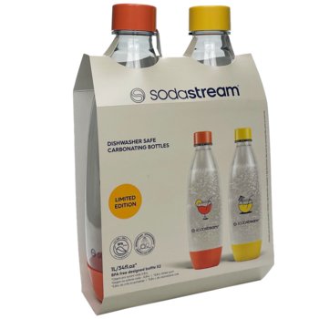 BUTELKI DO SATURATORA SODASTREAM FUSE 2x1L KOLOROWE ZESTAW 2 SZTUK - SodaStream