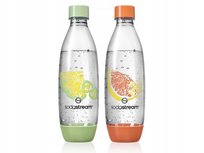 Butelki SodaStrem 2x1L Fuse Crafted (Coral Orange/Forest Green)
