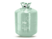 Butla z helem zielona 90 balonów