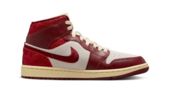 Buty Air Jordan 1 Mid SE Czerwone - DZ2820-601-44.5 - AIR Jordan