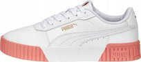 BUTY DAMSKIE PUMA CARINA 2.0 38584909 KLASYCZNE TRAMPKI SKÓRZANE BIAŁE 38