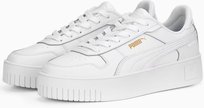 Buty damskie trampki Puma Carina Street r.42 Białe Złote Skórzane Sneakersy Puma