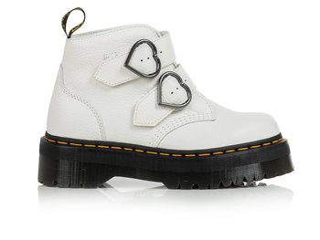 Buty Dr. Martens Devon Heart White Milled Nappa 26439100 - Dr. Martens