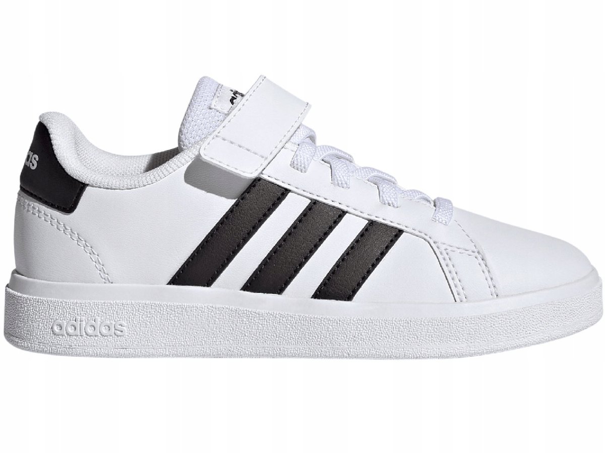 Buty Dziecięce Adidas Grand Court Gw6521 Sportowe Białe Na Rzepy 35,5 ...