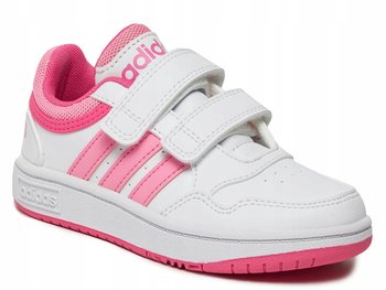 BUTY dziecięce ADIDAS HOOPS IG6105 obuwie biało różowe wiosna 33,5 - Adidas
