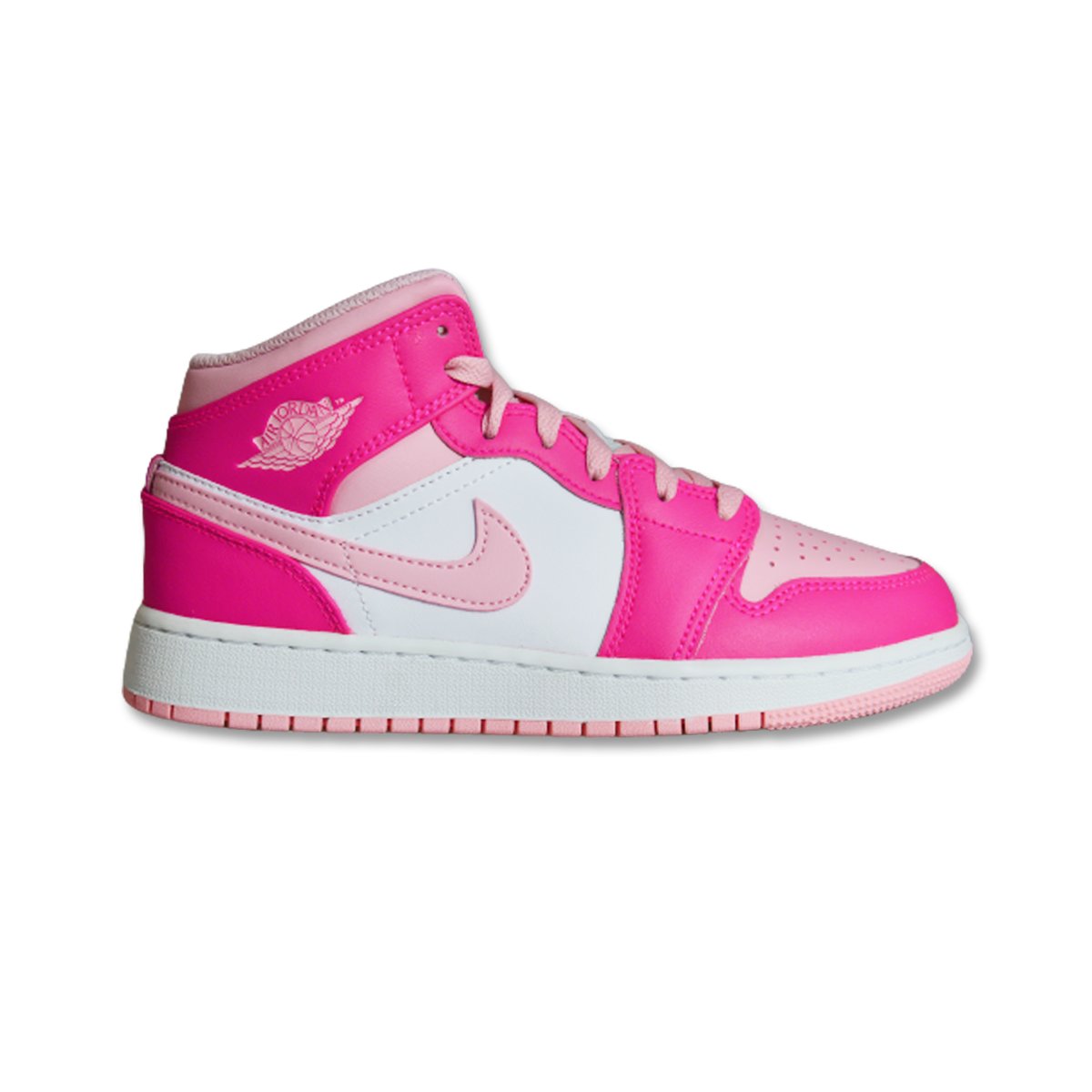 Buty dziecięce Air Jordan 1 Mid GS Fierce Pink - FD8780-116-36.5 - AIR ...