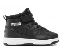 Buty dziecięce Puma 37547901 REBOUND JOY FUR PS Czarne Puma