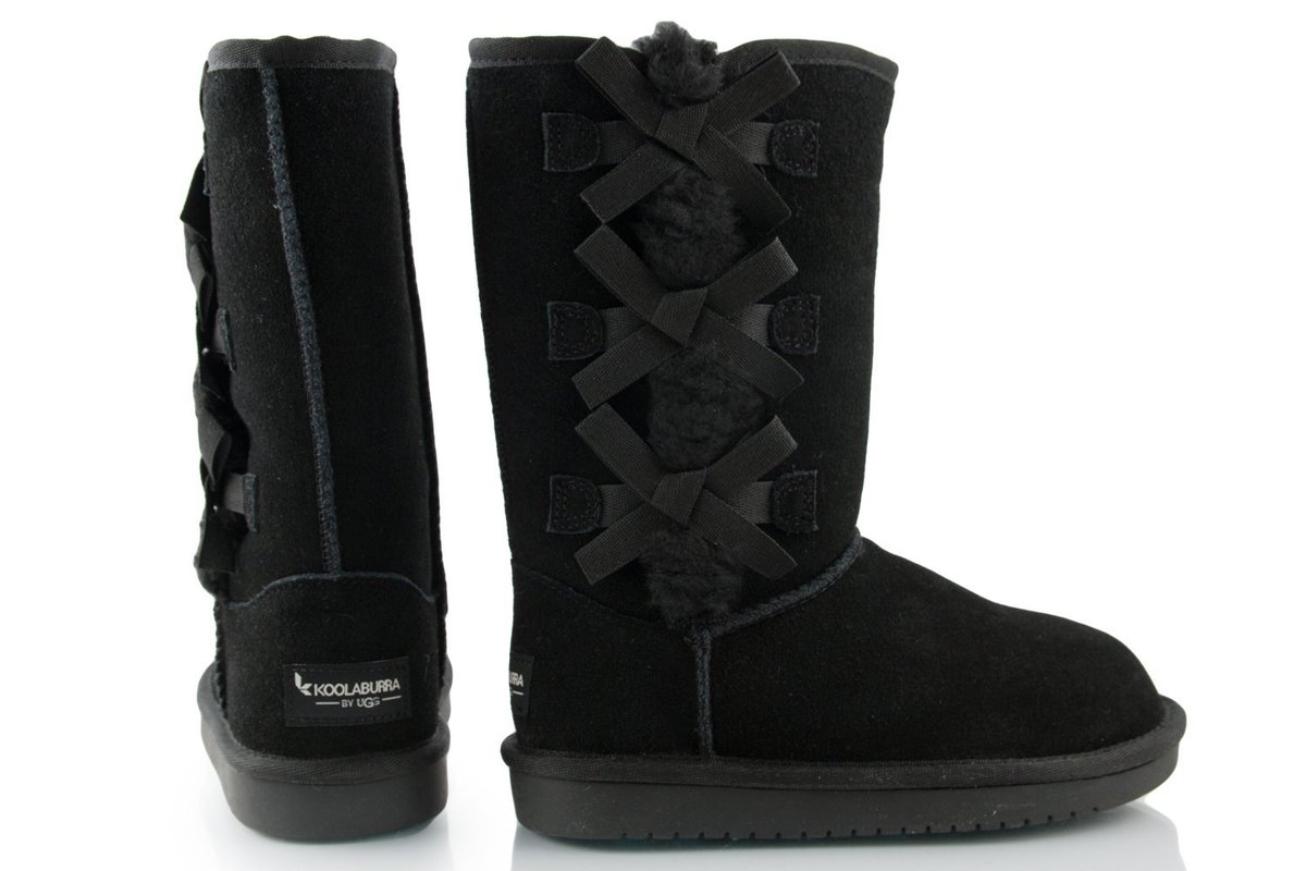 Buty Koolaburra by Ugg Victoria śniegowce skórzane wysokie Inna marka Sklep