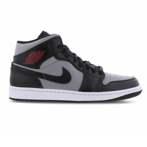 Buty Męskie Nike Air Jordan 1 Mid Grey - 554724-096-45 - AIR Jordan ...