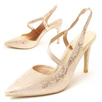 Buty na obcasie Montevita Viva2 Gold MONTEVITA