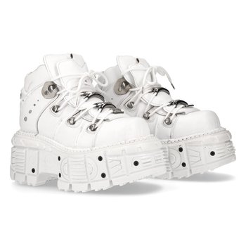 buty NEW ROCK NAPA BLANCA, IMPERFECT TANK BLANCO TORNILLOS [M-TANK106-C1]-44 - Inna marka