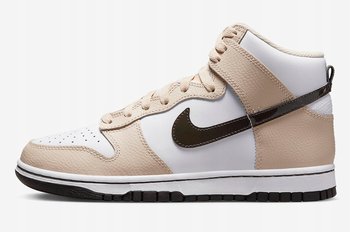 Buty Nike Dunk High Beżowe Białe Czarne 41Eu - Nike