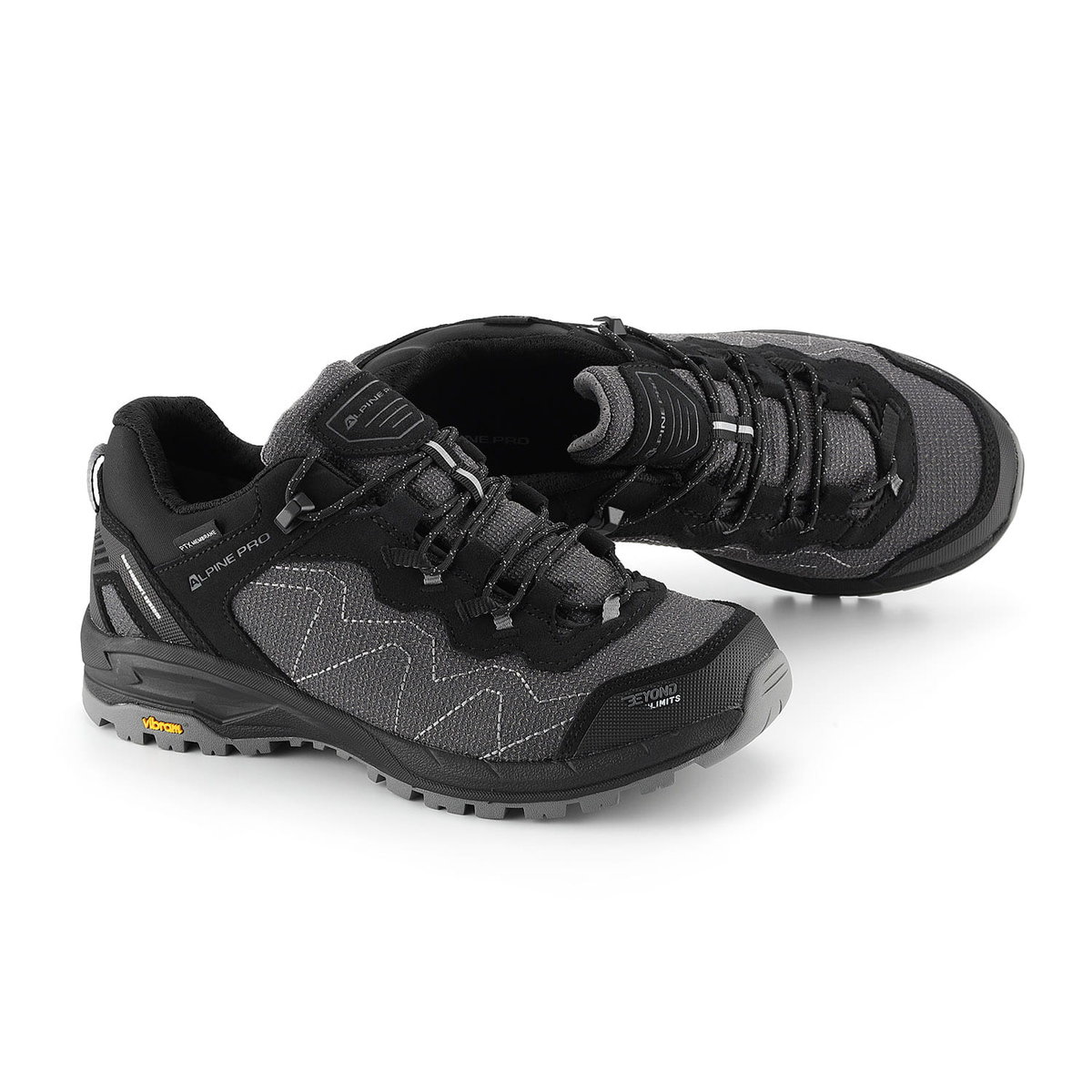 Buty niskie trekkingowe Alpine Pro Ibane 2 k.czarny r.38