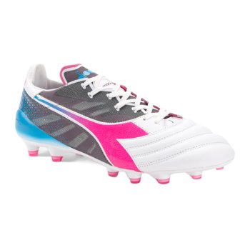 Buty piłkarskie męskie Diadora Brasil Elite Veloce GR ITA LPX white/pink fluo/blue fluo 40 EU - Diadora