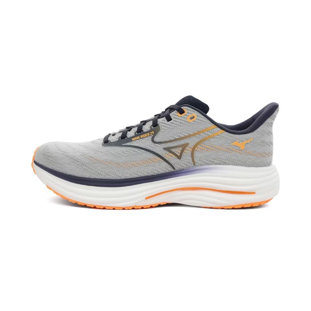Mizuno buty sport running mizuno wave rider 29 - j1gc2503 05 harbour mist/blue/tang