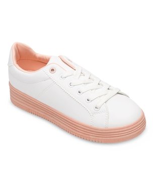 Buty sportowe damskie, Abloom W-68 Biało-Różowe, rozmiar 40 - ABLOOM