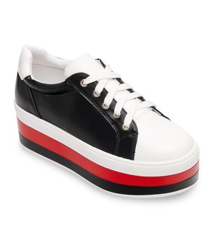 Buty sportowe damskie, Ideal Shoes U-6273, białe, rozmiar 37 - IDEAL SHOES