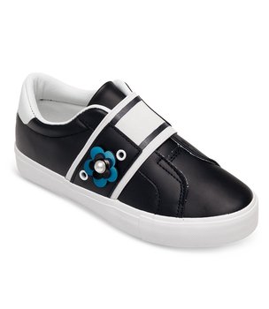 Buty sportowe damskie, IdealShoes W3079, czarne, rozmiar 36 - IDEAL SHOES