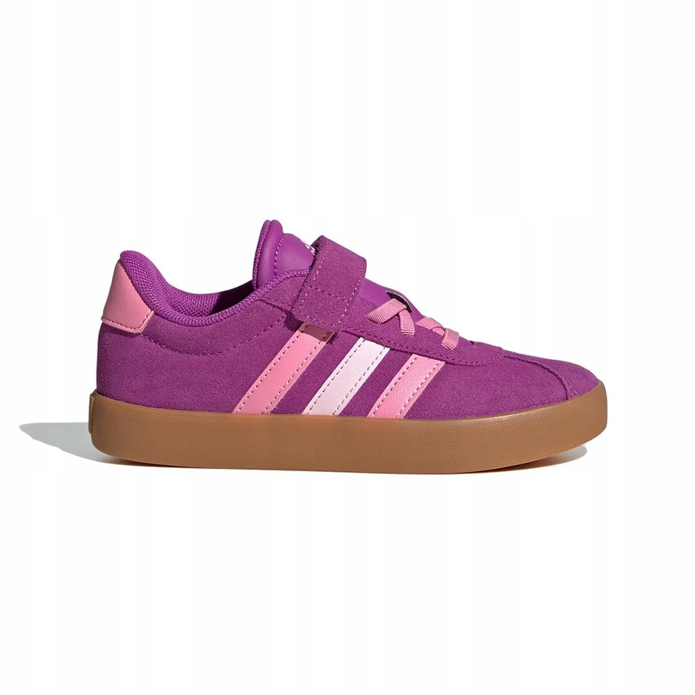 Buty sportowe dziecięce adidas VL Court 3.0 EL C różowe na rzepy roz ...