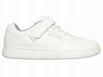 BUTY sportowe SKECHERS 418032L-WHT juniorki na co dzień na rzepę białe 37 37 SKECHERS