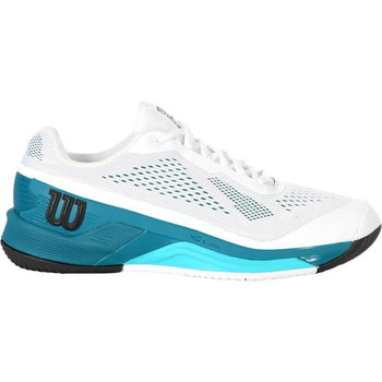 Buty tenisowe męskie Wilson Rush Pro 4.0 white/blue coral/blue atoll - 47 1/3 - Wilson