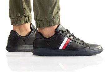 Buty Tommy Hilfiger Corporate Cup Leather Stripes Fmofmo4275 - Tommy Hilfiger