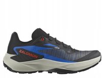 Buty trailowe Salomon Genesis Black/French Blue /Cherry Tomat 45 1/3 (10.5)